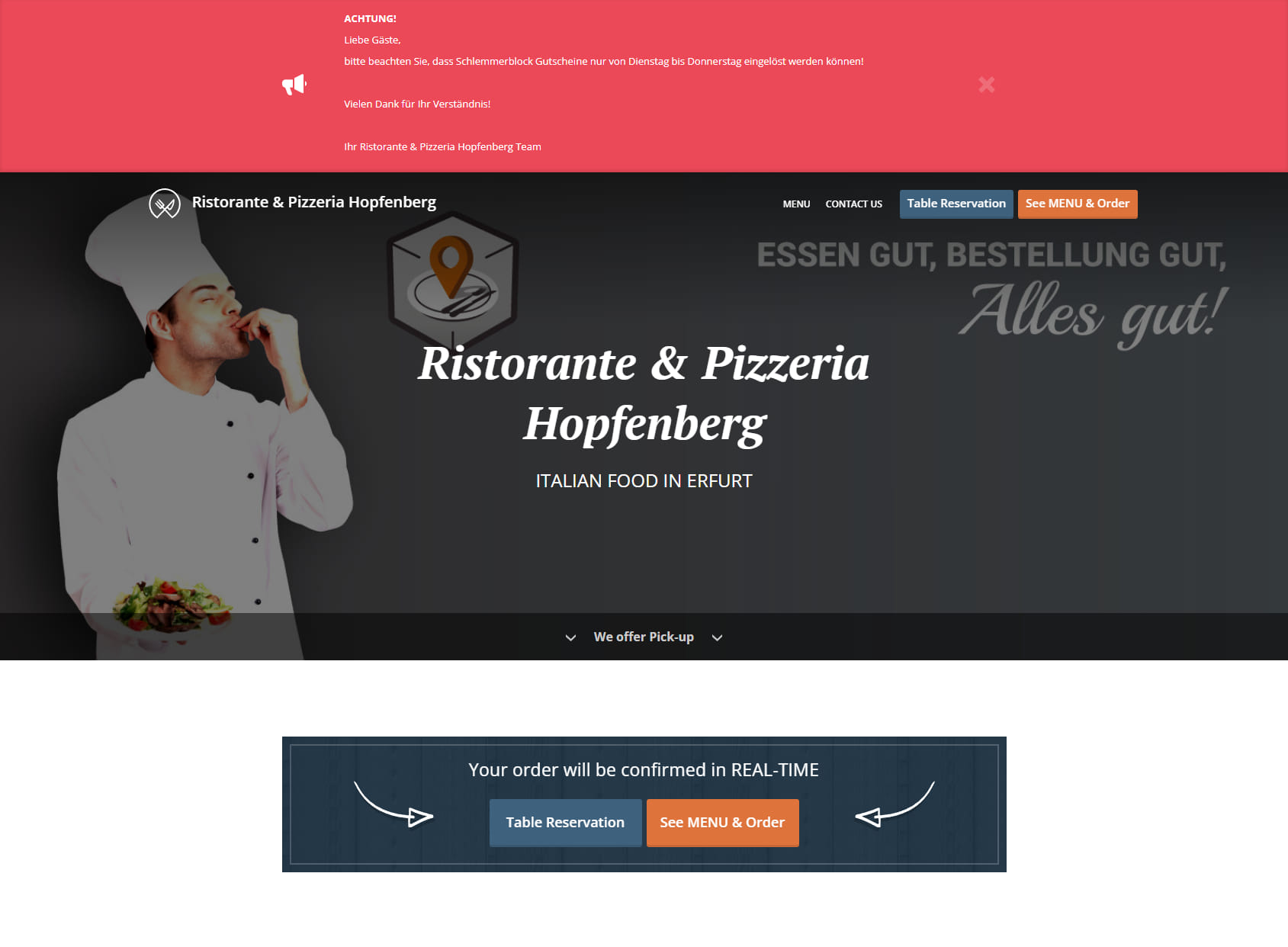 Ristorante & Pizzeria HOPFENBERG