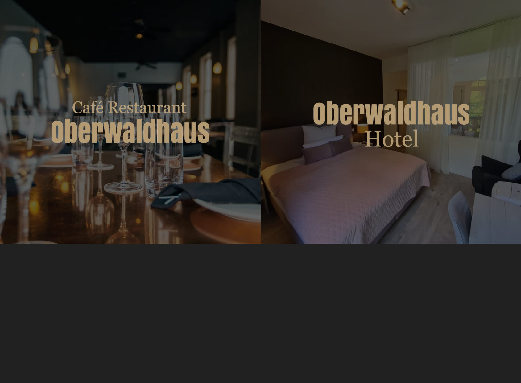 Oberwaldhaus Café Restaurant Hotel