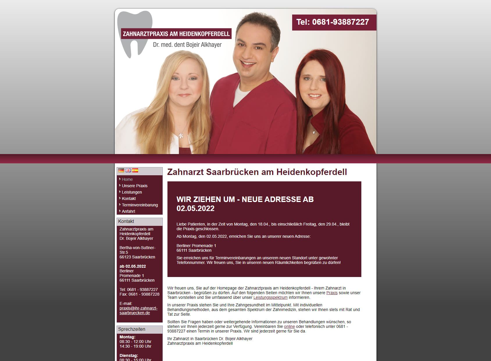 Dental Office at Heidenkopferdell – Dr. Bojeir Alkhayer