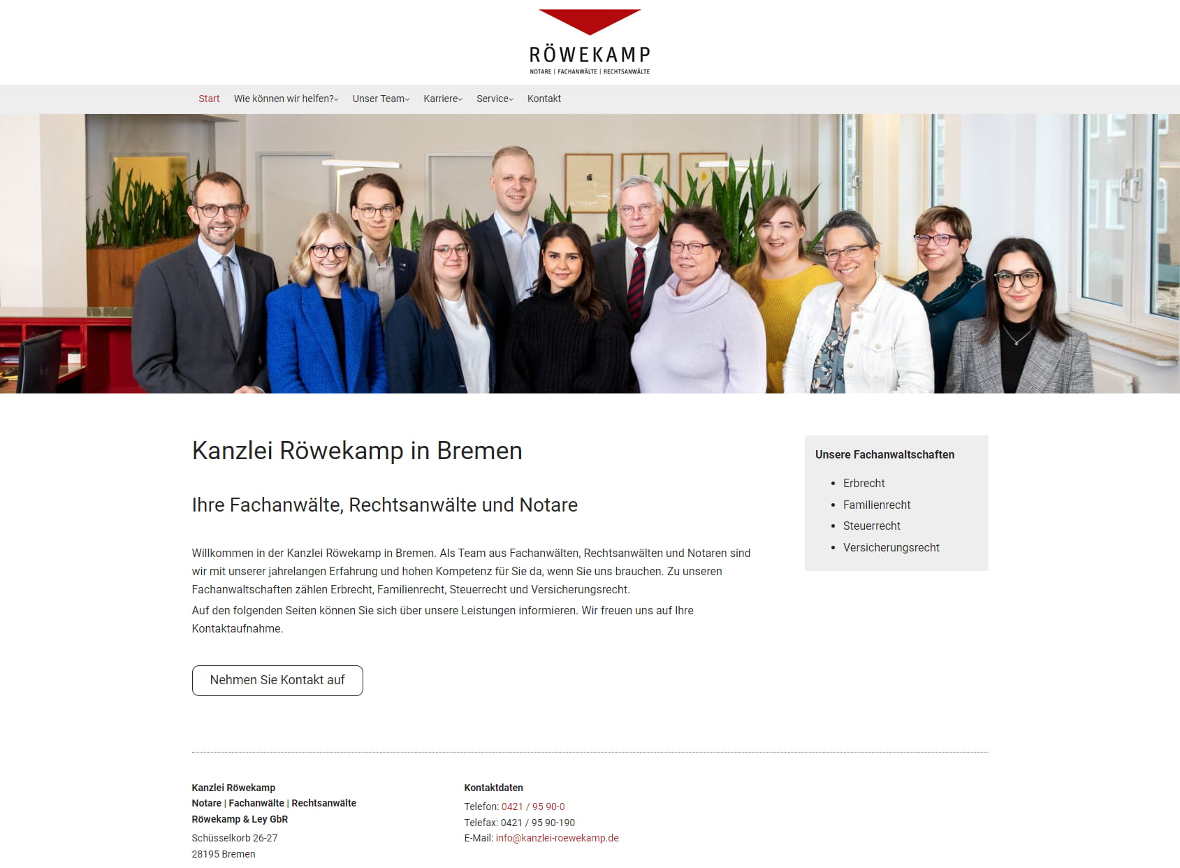 Kanzlei Röwekamp | Notare, Fachanwälte und Rechtsanwälte
