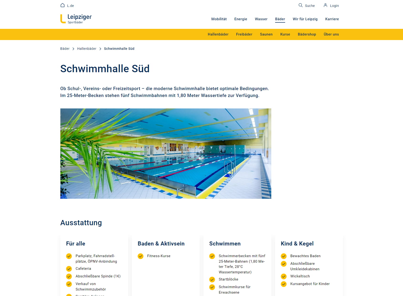 Schwimmhalle Süd