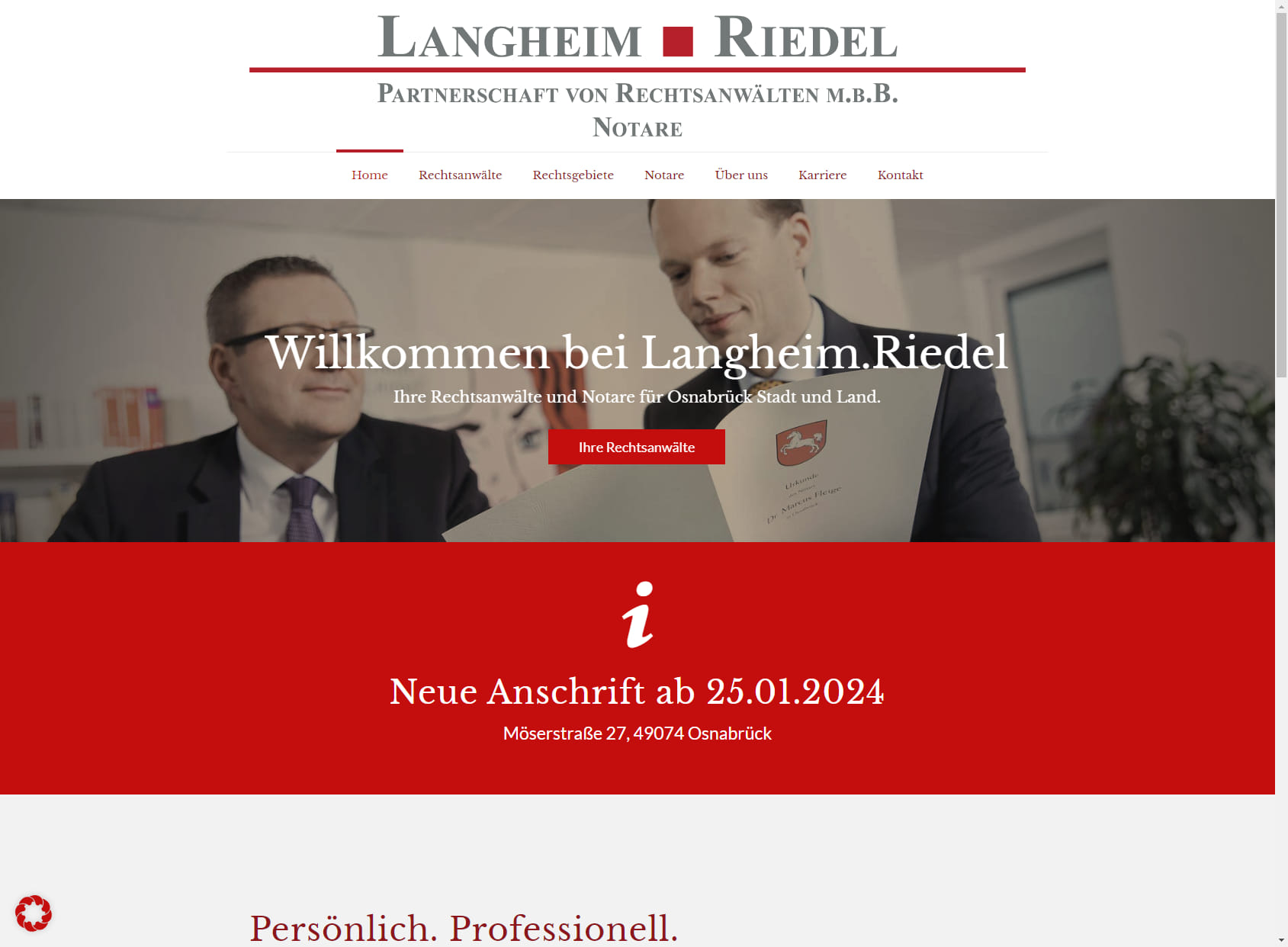 Langheim.Riedel Partnerschaft von Rechtsanwälten mbB Notare