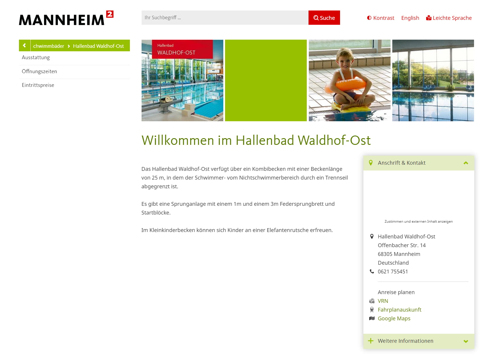 Hallenbad Waldhof-Ost