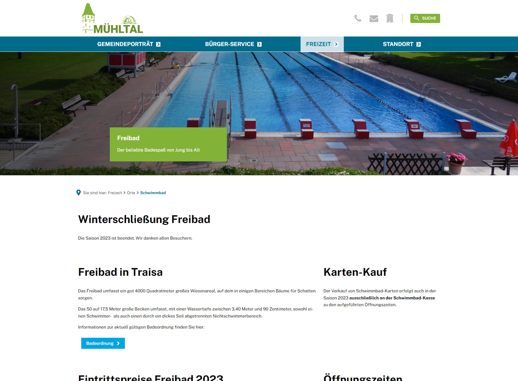 Freibad Mühltal/Traisa