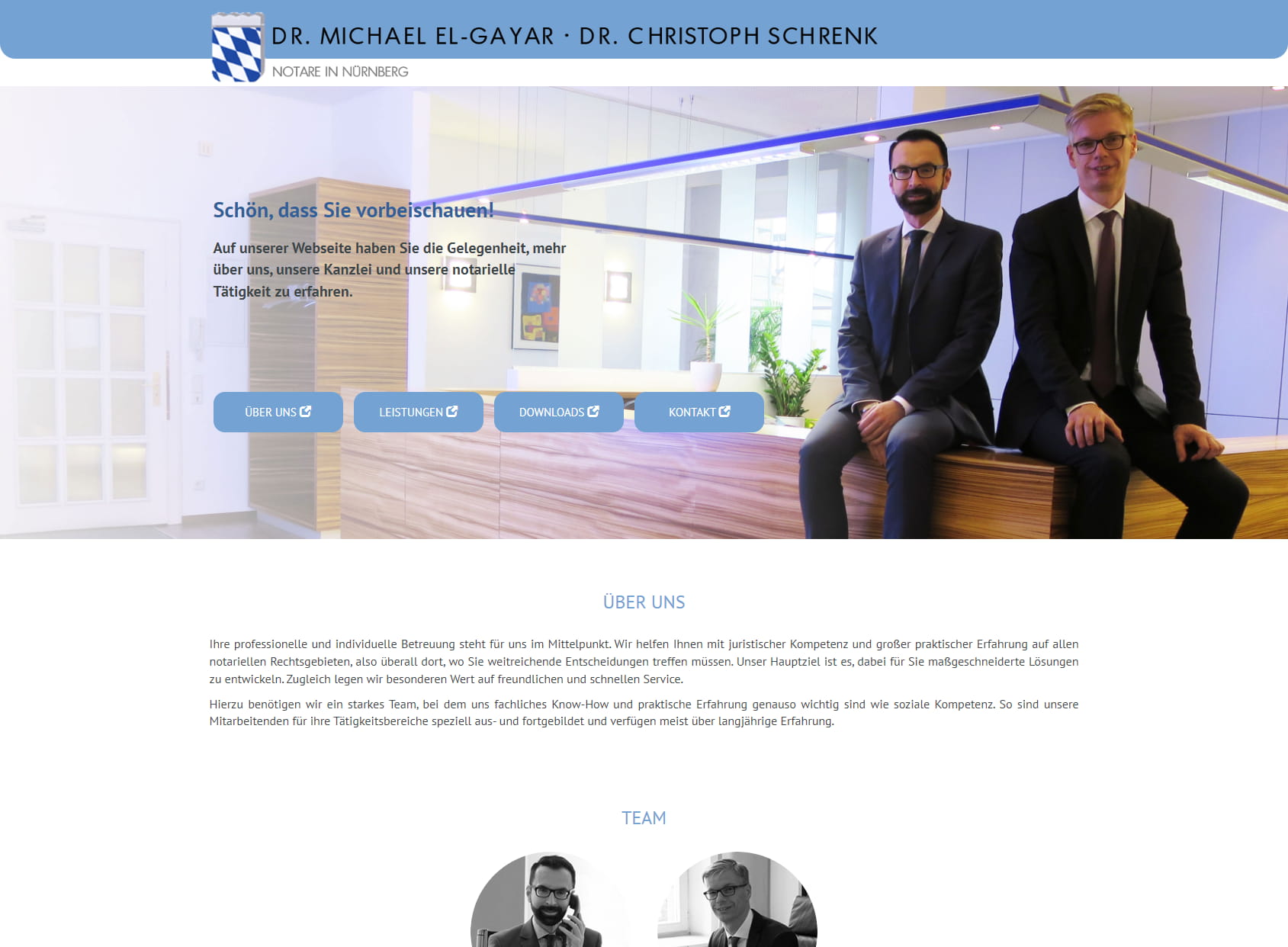 Notare Dr. Michael El-Gayar und Dr. Christoph Schrenk