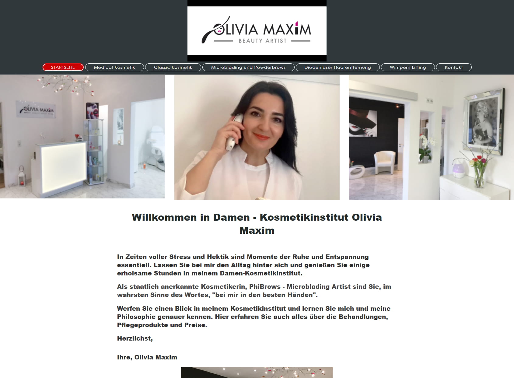 Olivia Maxim - Beauty Artist - Damen Kosmetikinstitut