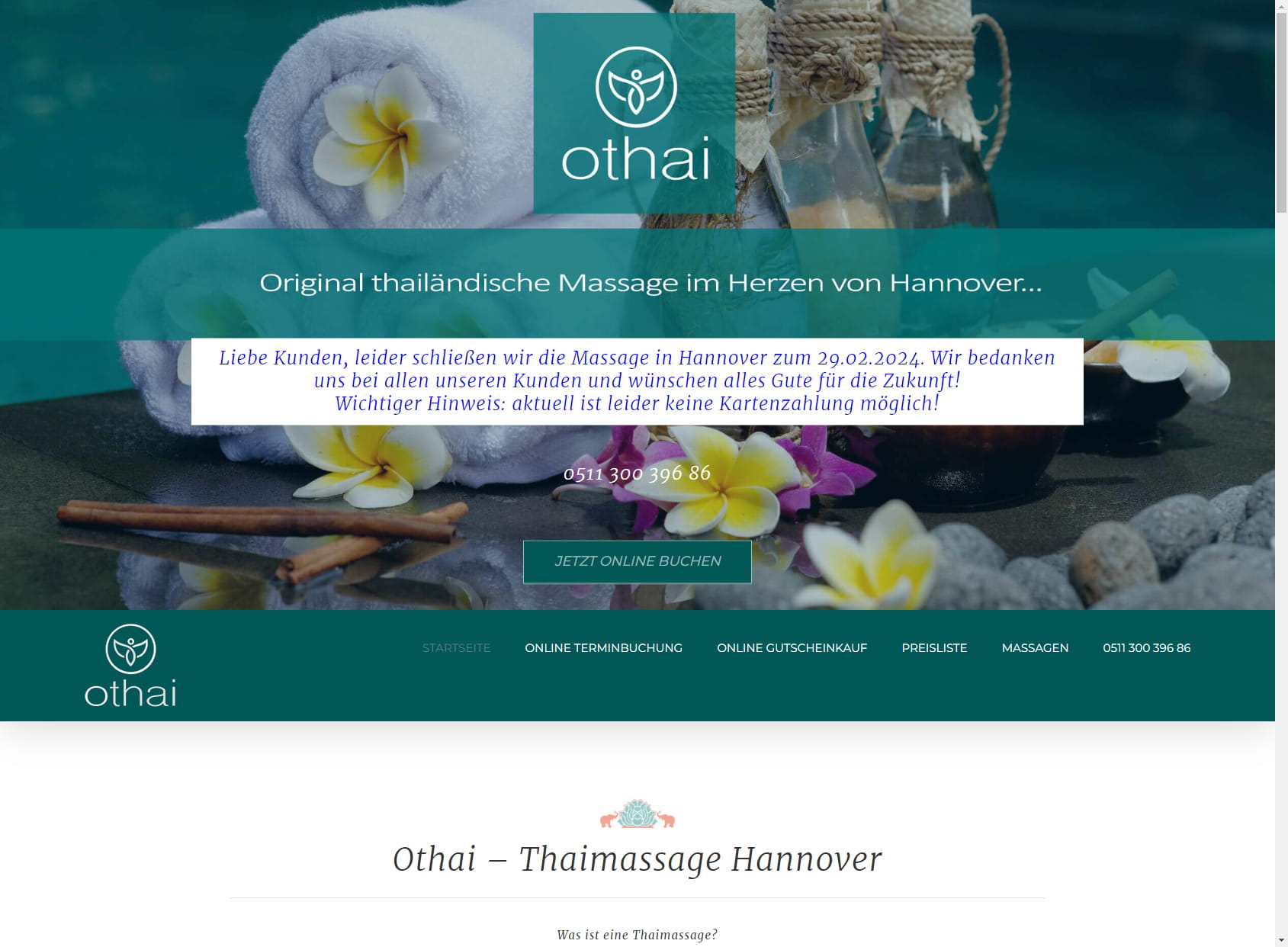 othai - Traditionelle Thaimassage