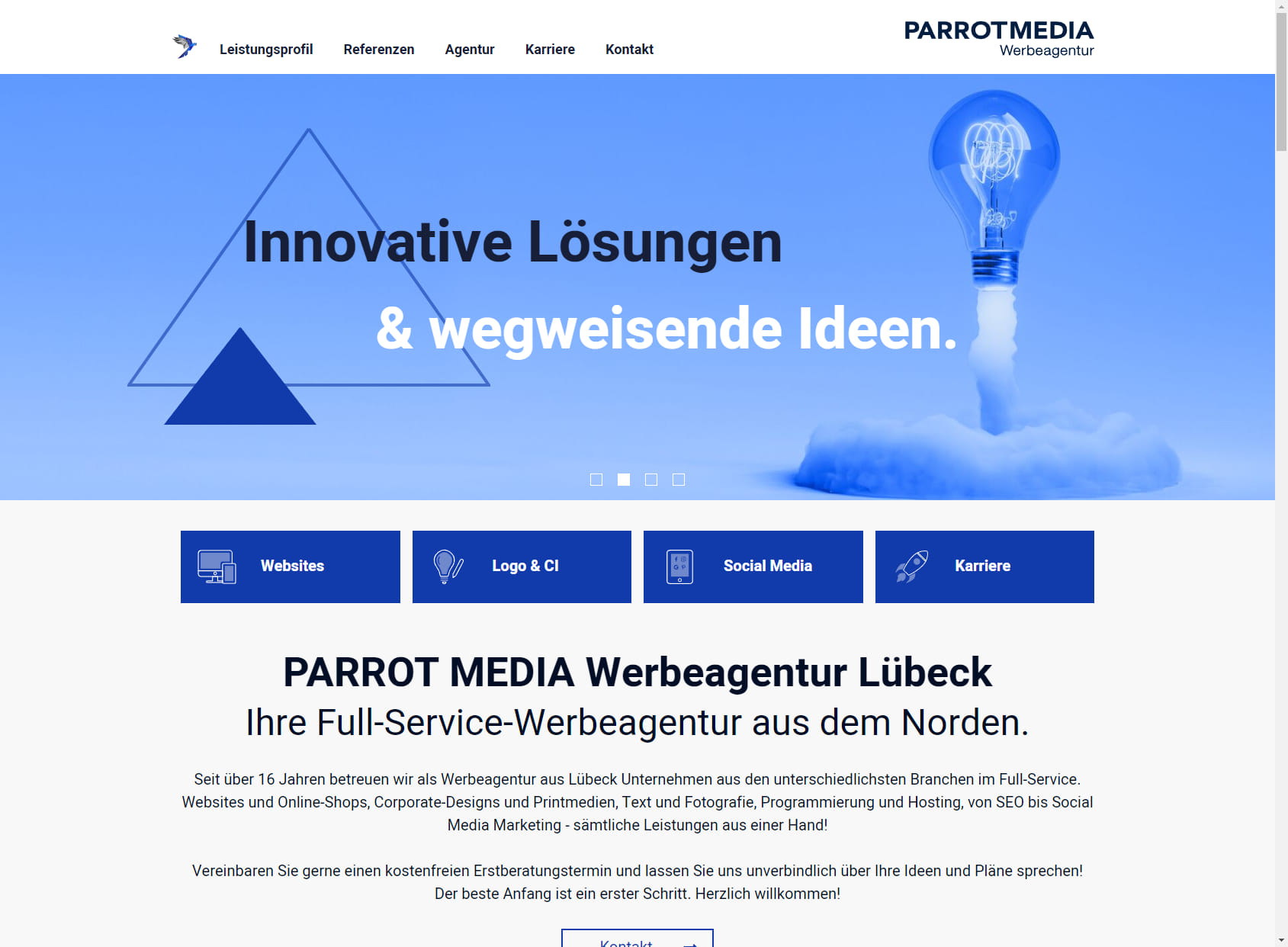 PARROT MEDIA - advertising agency Lübeck