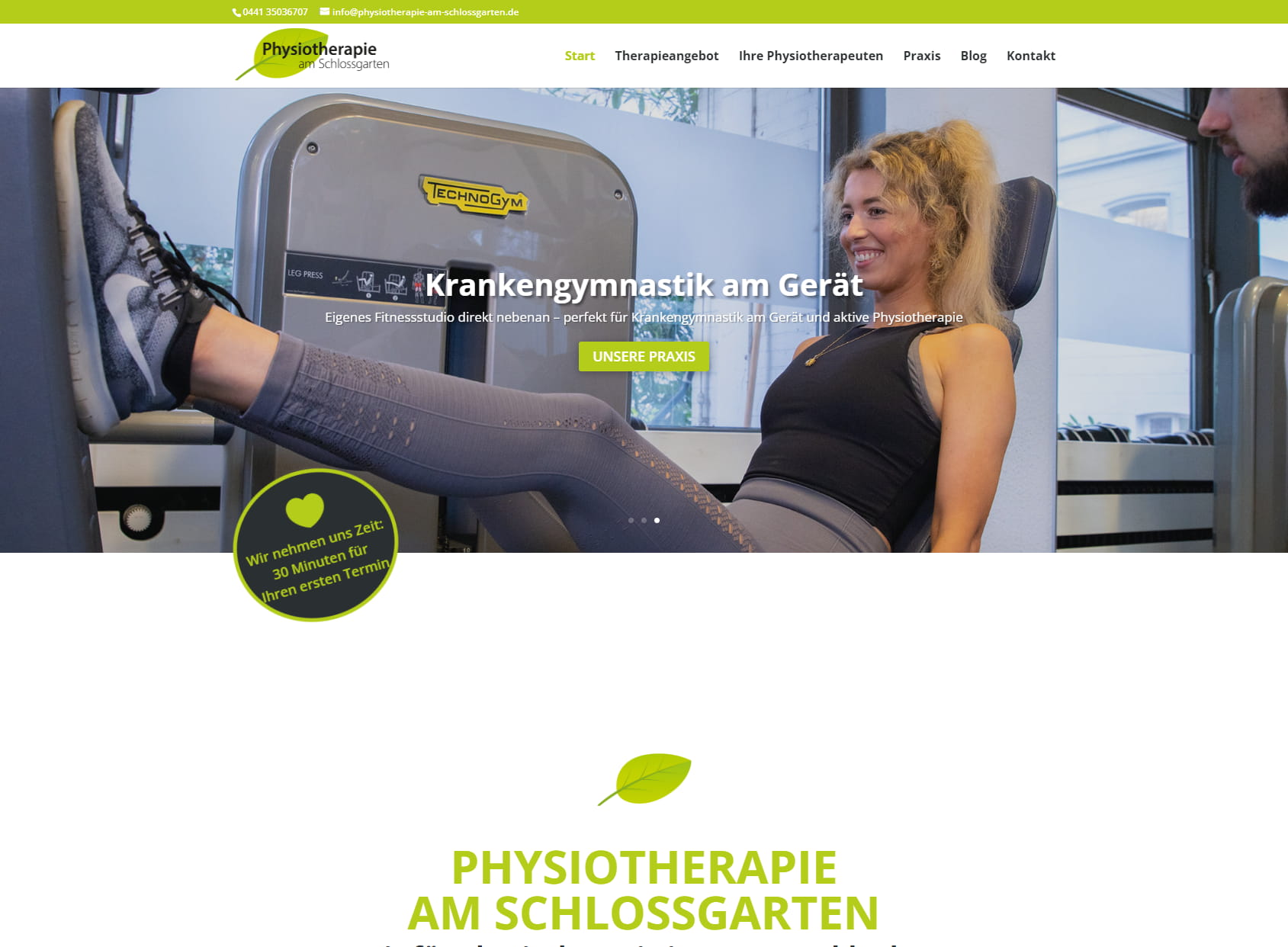 Physiotherapy at Castle Garden