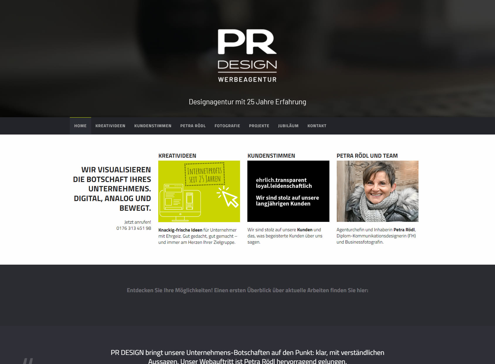 PR|DESIGN – Websites & Werbeagentur Petra Rödl