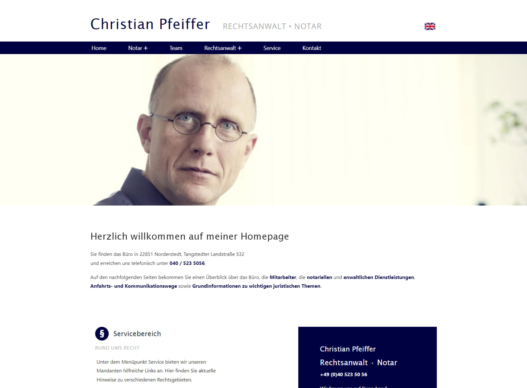 Rechtsanwalt und Notar Christian Pfeiffer