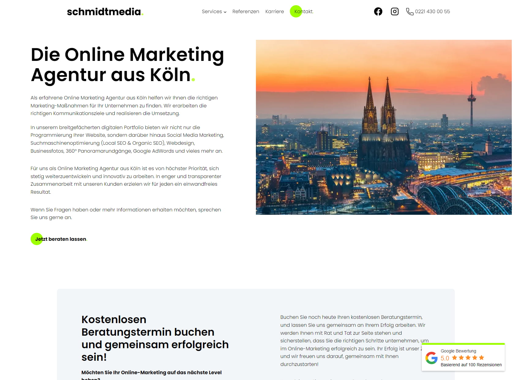 schmidtmedia | Webdesign & Social Media Marketing Agentur Köln