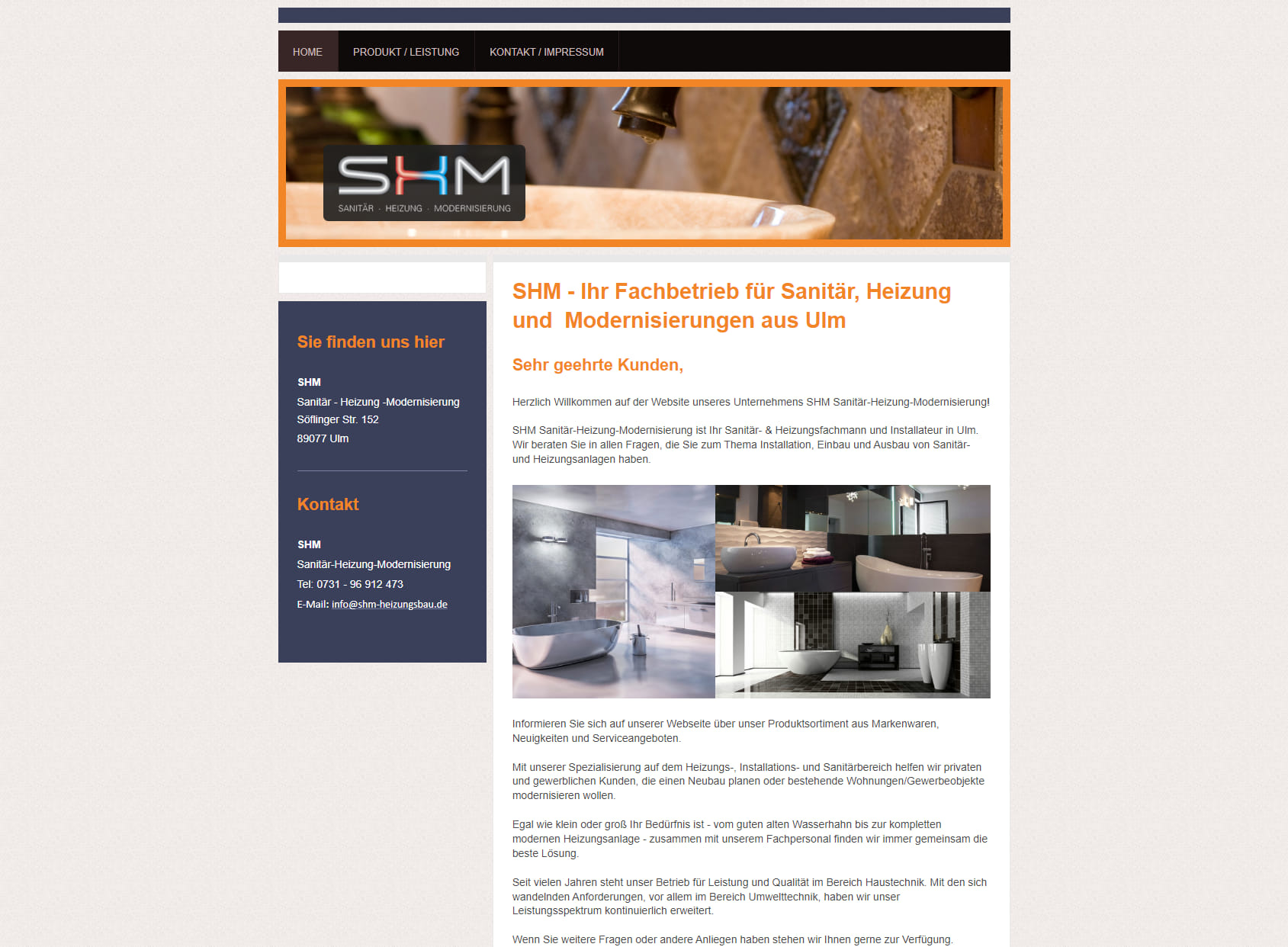 SHM Sanitär-Heizung-Modernisierung