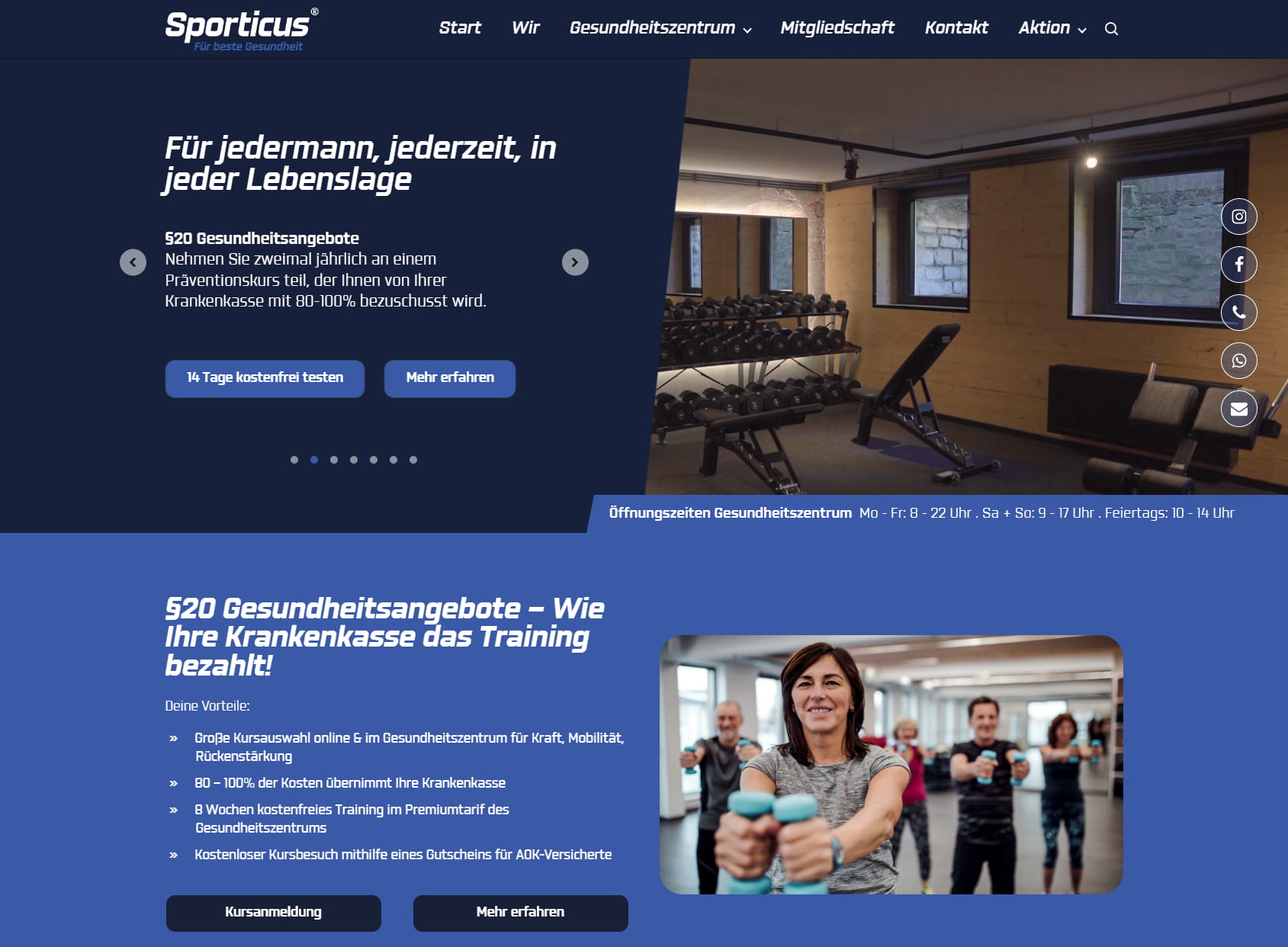 Sporticus - Fitnessstudio & Gesundheitszentrum Erfurt