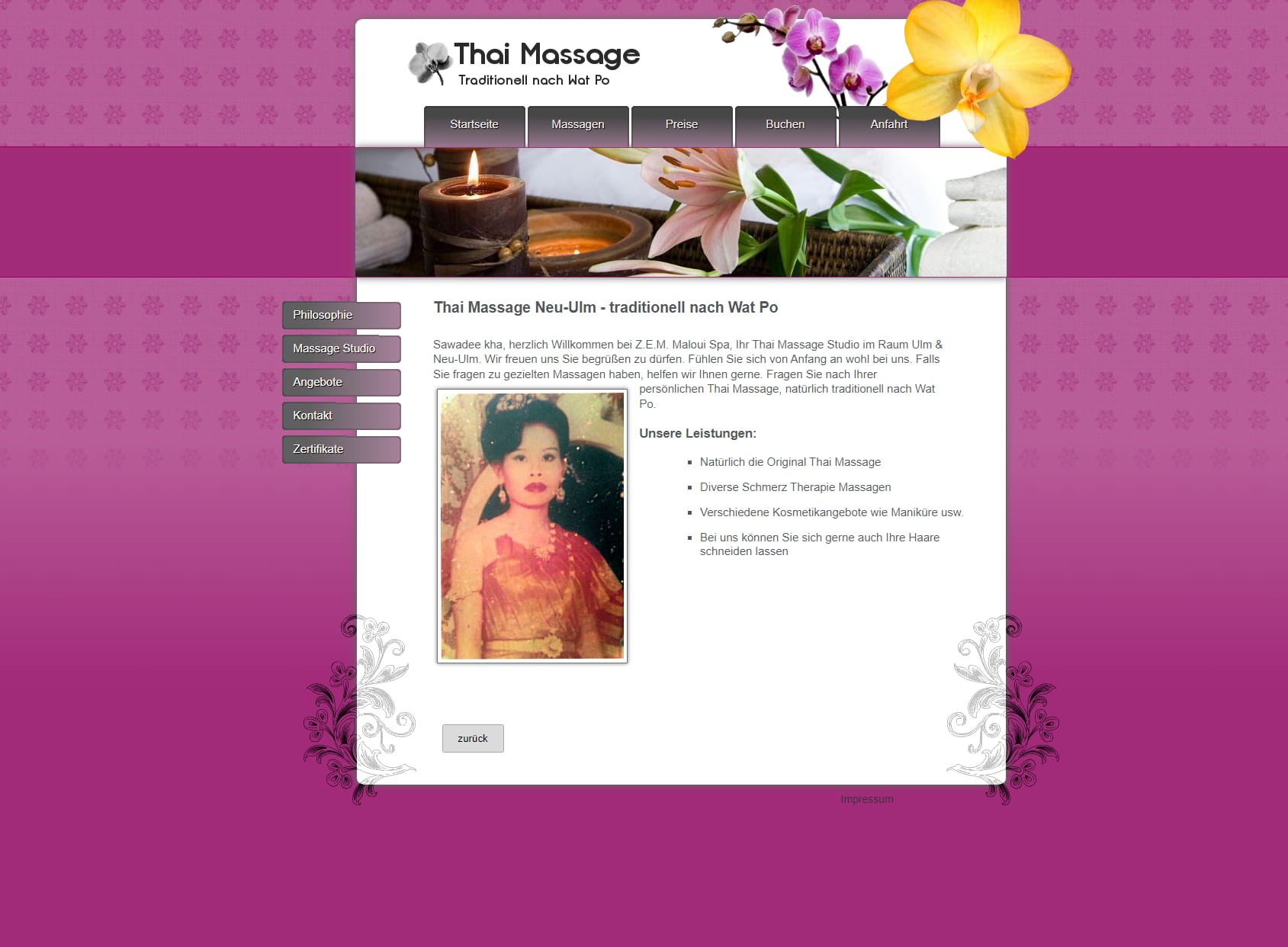 Thai Massage nach Wat Po