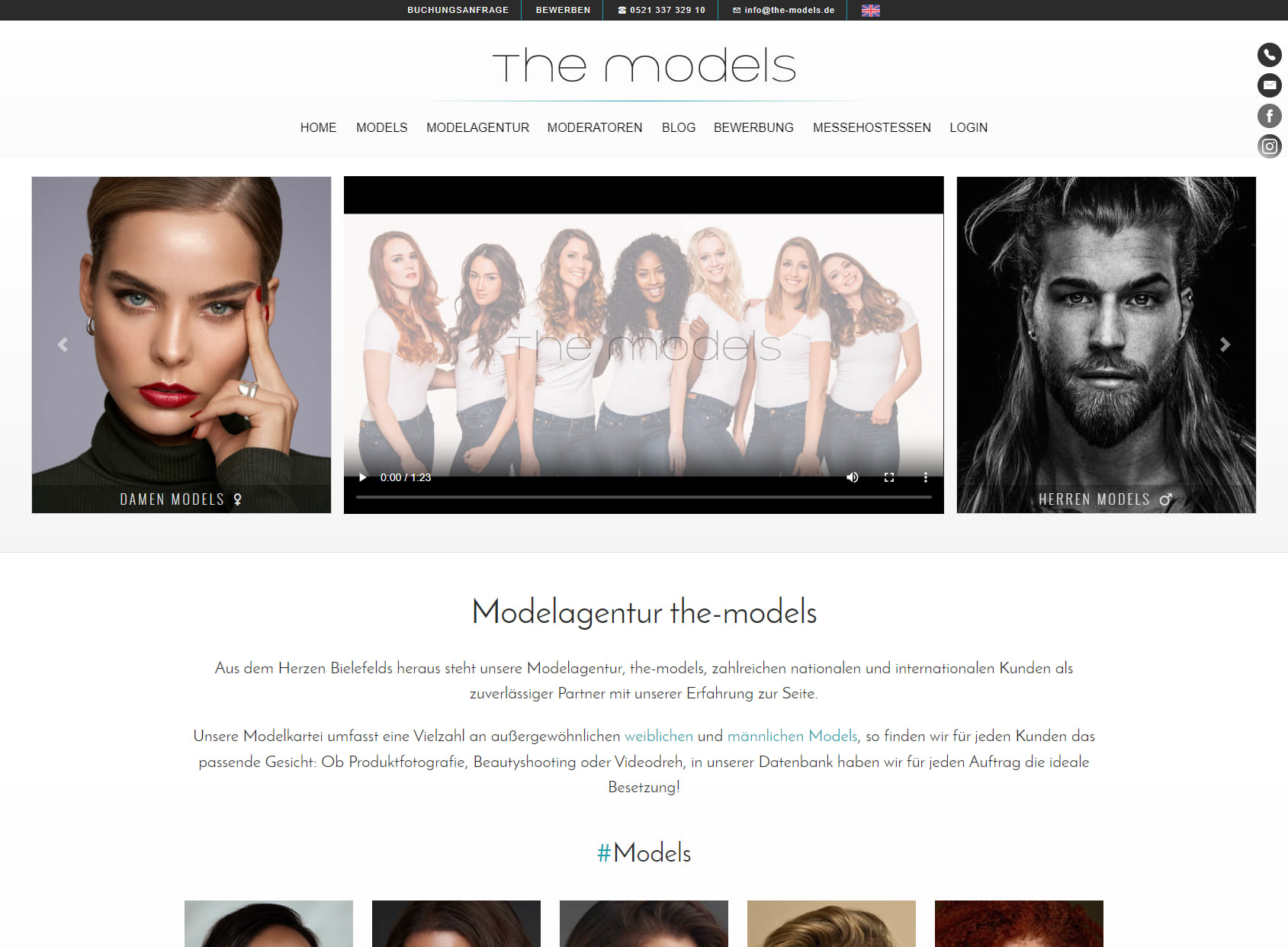 Modelagentur the-models - Hostessen