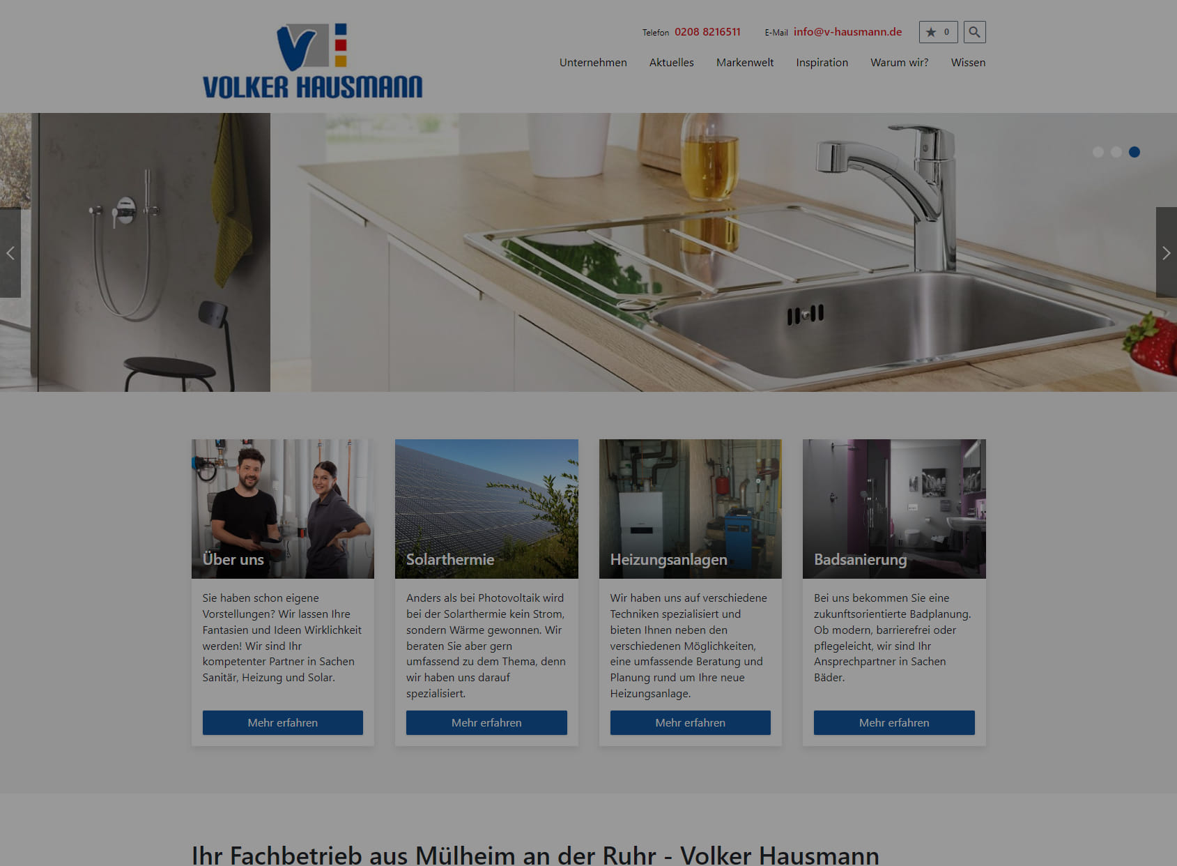 Volker Hausmann Sanitär-, Heizungs- und Solartechnik