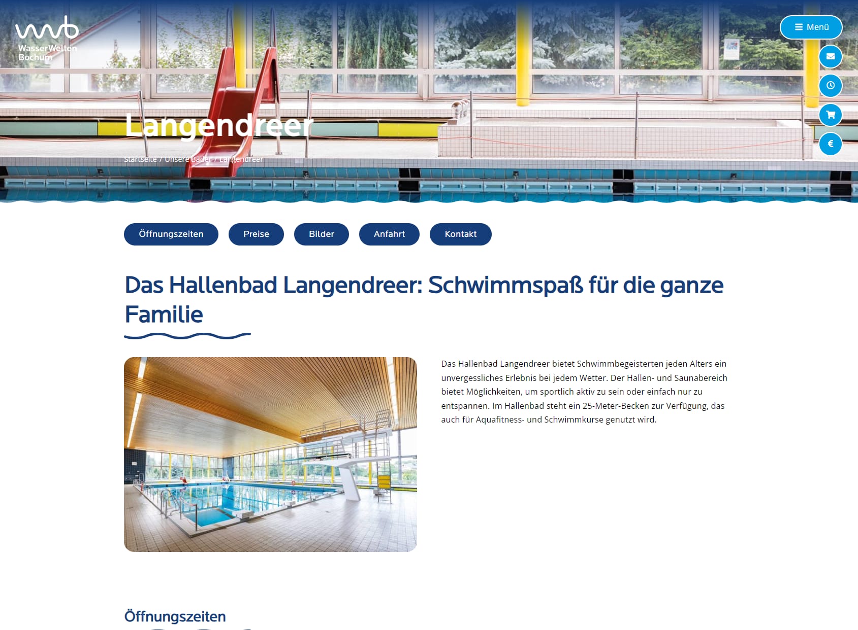 WasserWelten Bochum - Hallenfreibad Langendreer