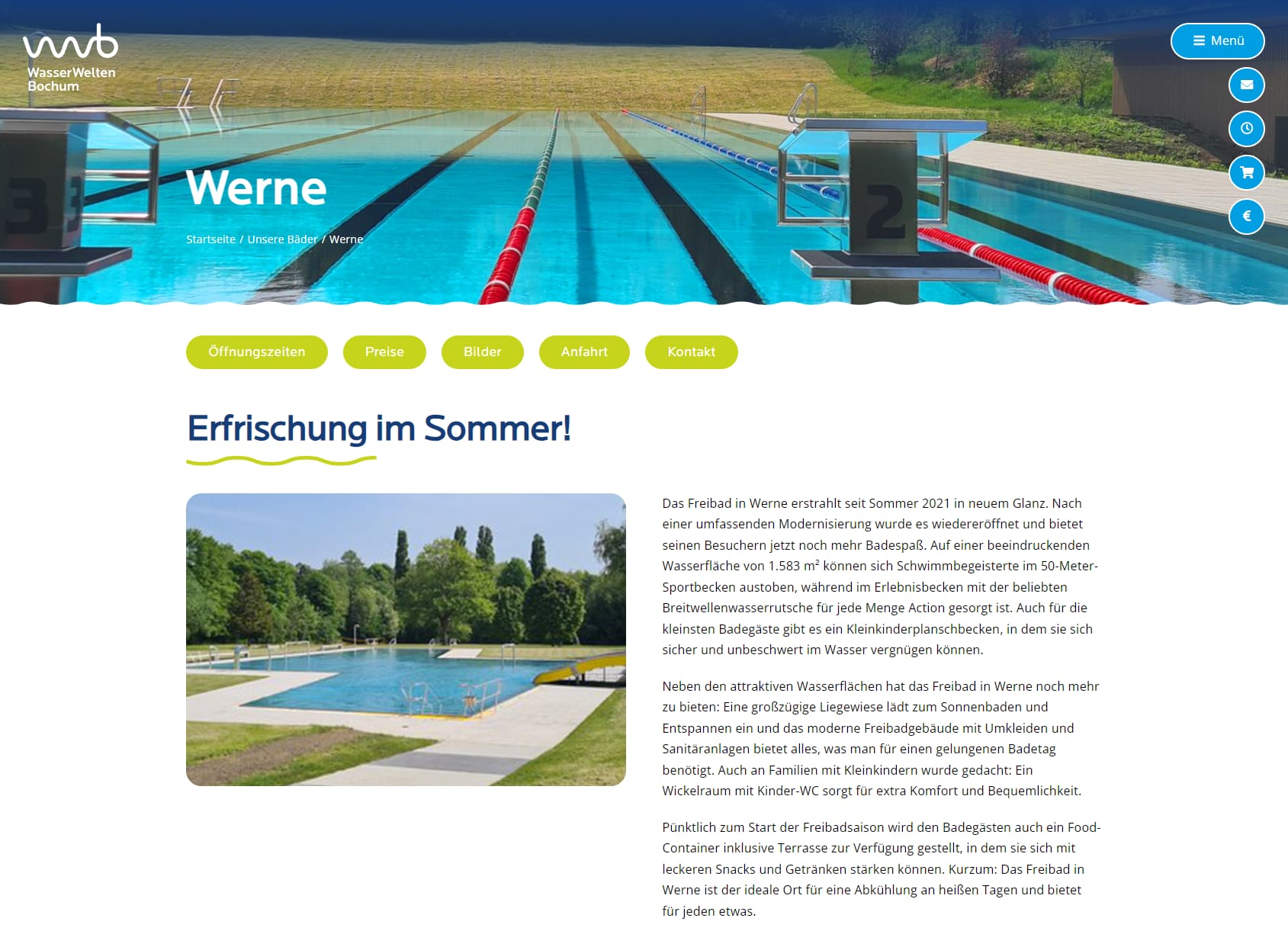 WasserWelten Bochum - Freibad Werne