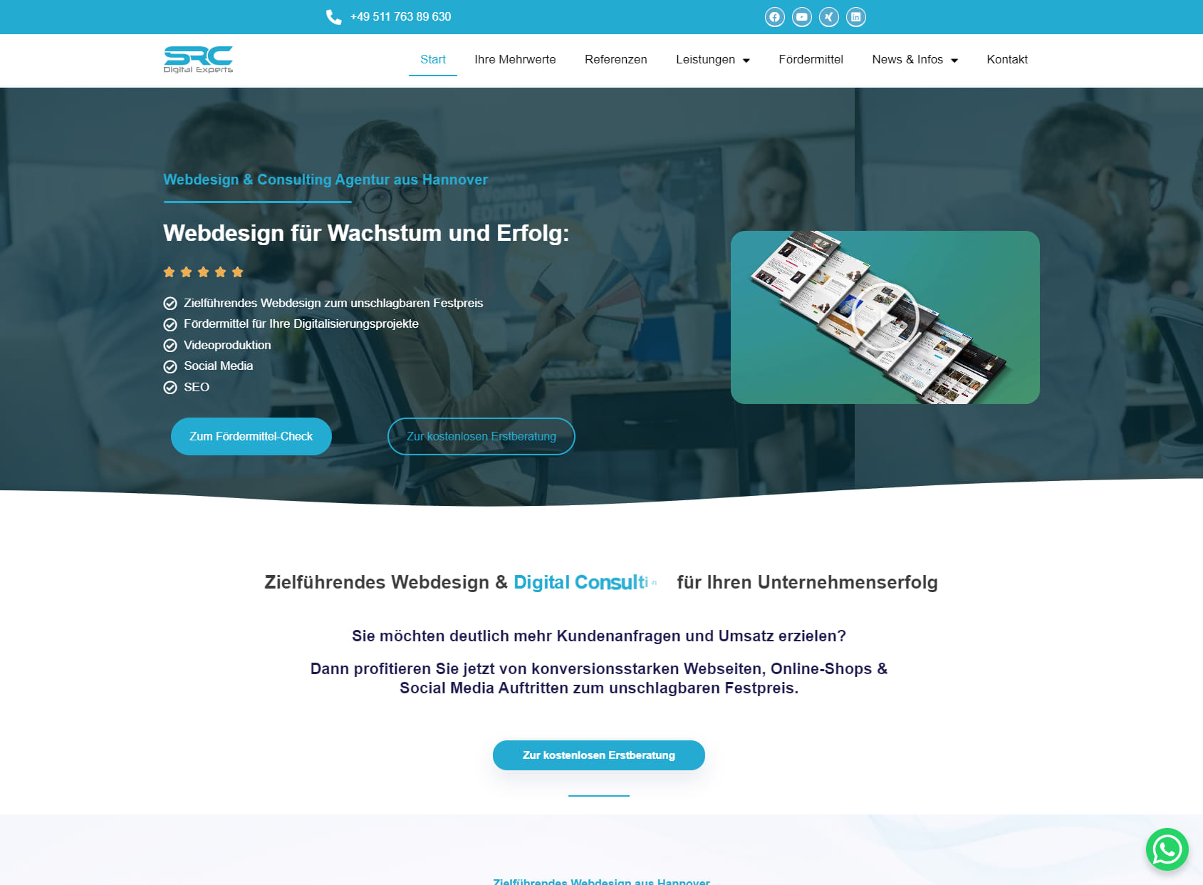 SRC UNTERNEHMENSBERATUNGS- & VERLAGSGESELLSCHAFT MBH - Webdesign & Consulting Agentur