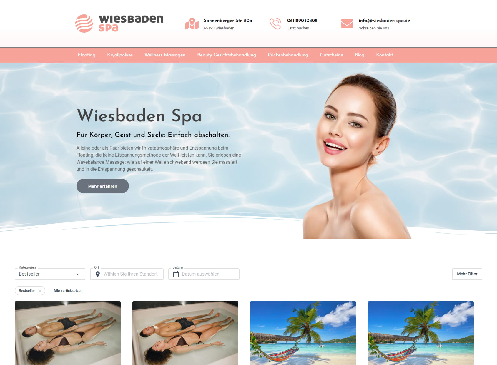 Wiesbaden SPA - Massage & Floating - Kryolipolyse