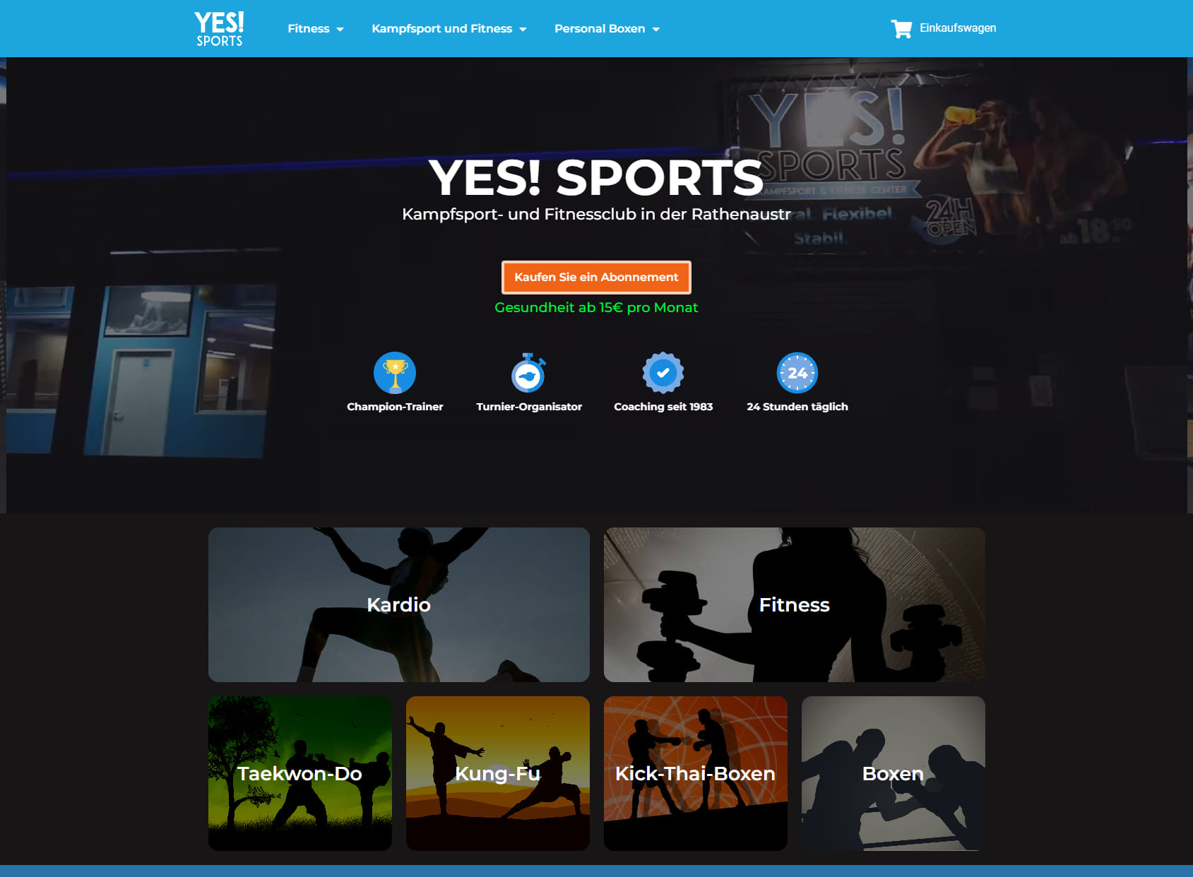 YES! Sports - Martial Arts & Fitness Center Paderborn