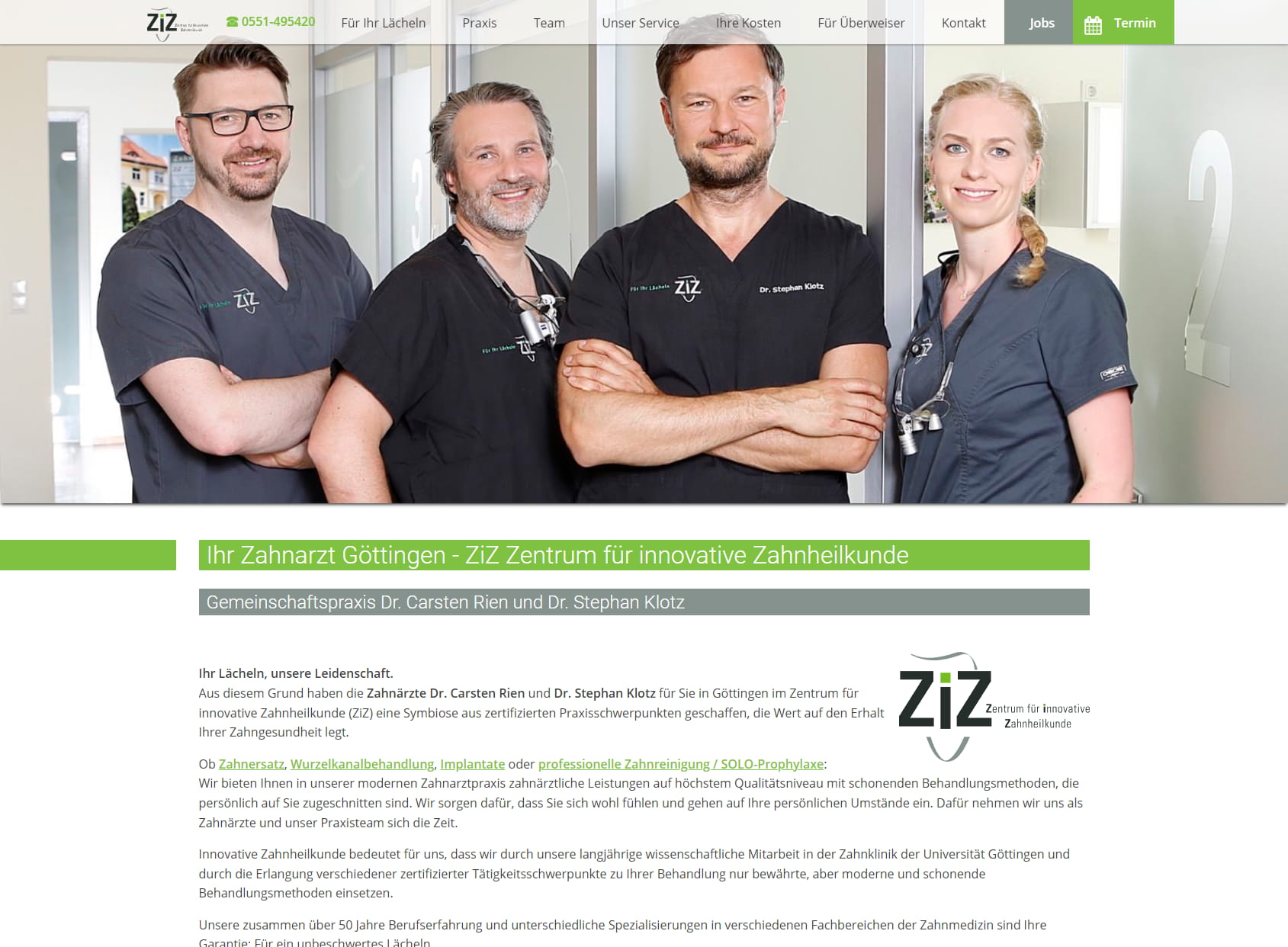 ZiZ Zentrum für innovative Zahnheilkunde - Dres. Rien und Klotz