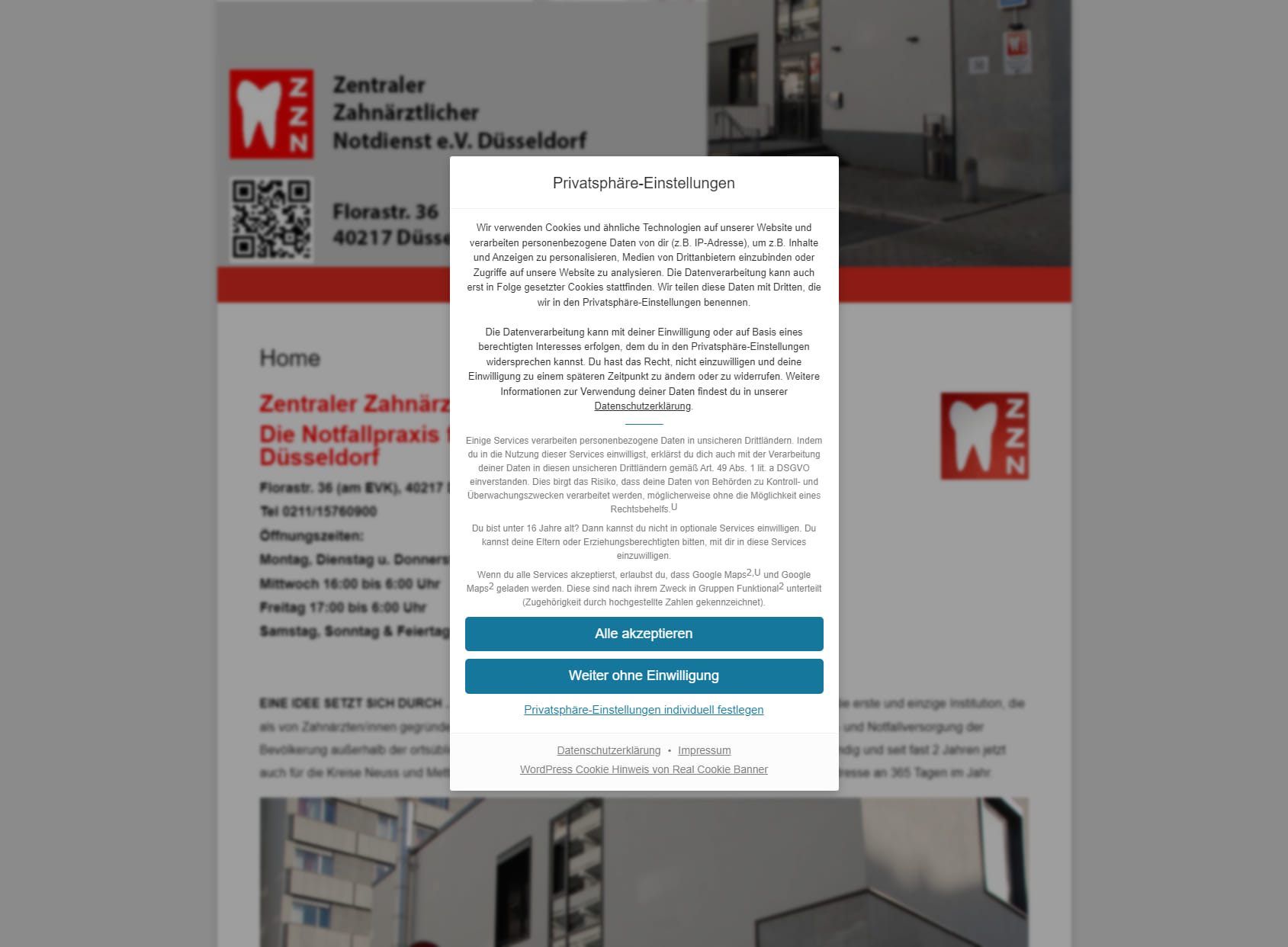 ZZN Central Emergency Dental Service e. V. Dusseldorf