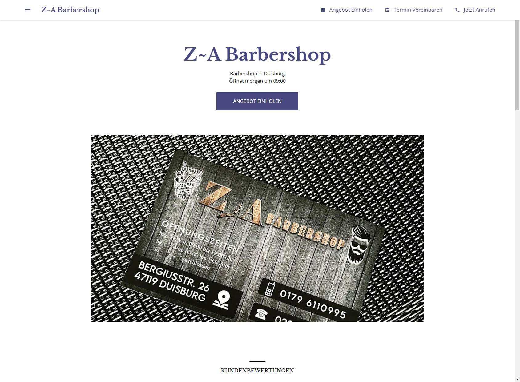 Z~A Barbershop