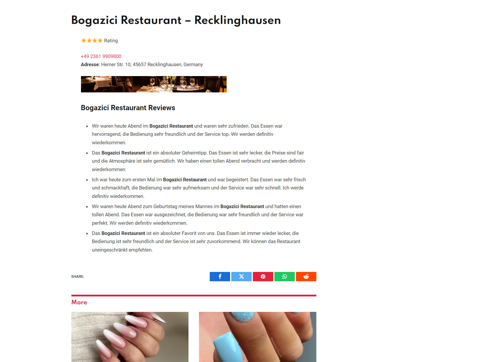 Bogazici Restaurant - Recklinghausen