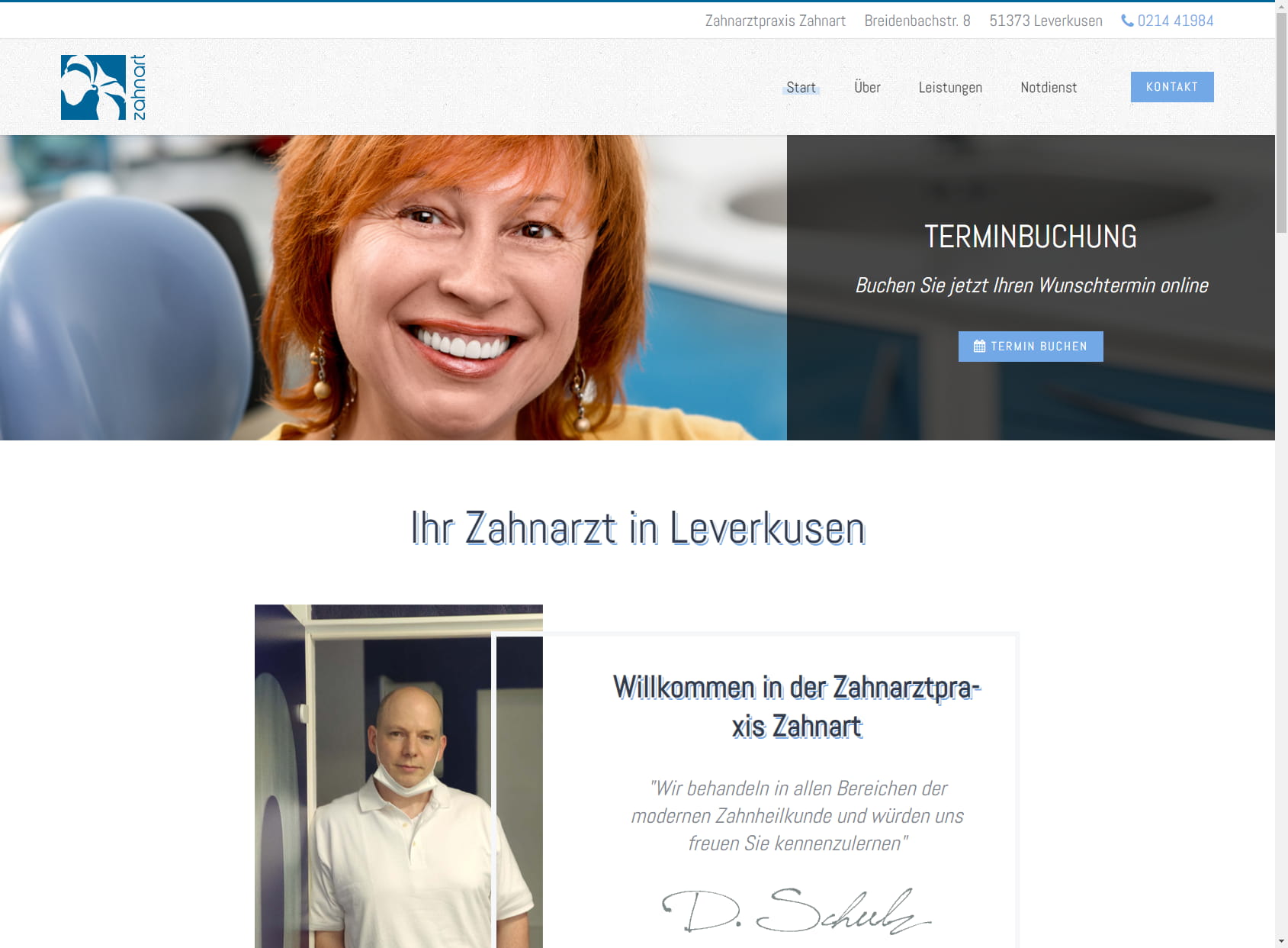 Zahnarztpraxis Zahnart - Zahnarzt D. Schulz