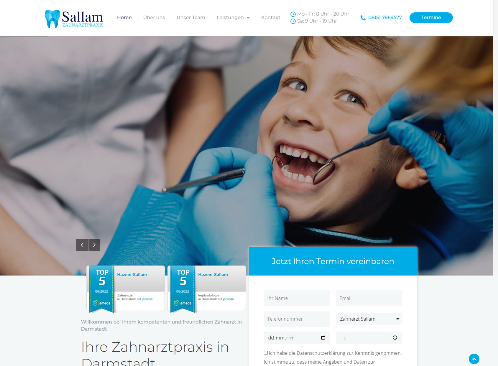 Sallam Zahnarztpraxis - Zahnärztlicher Notdienst & Zahnarzt Darmstadt
